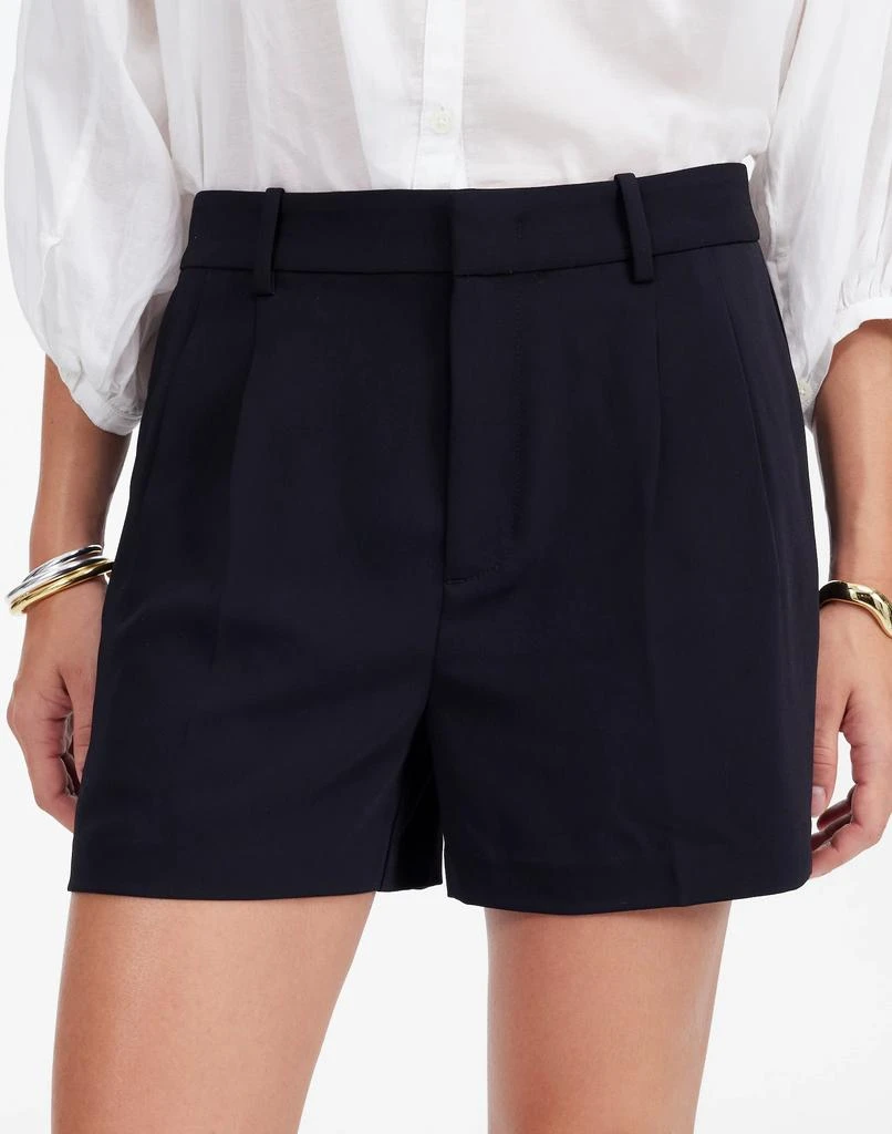 Madewell Easy Pleated Trouser Shorts in Crepe 5