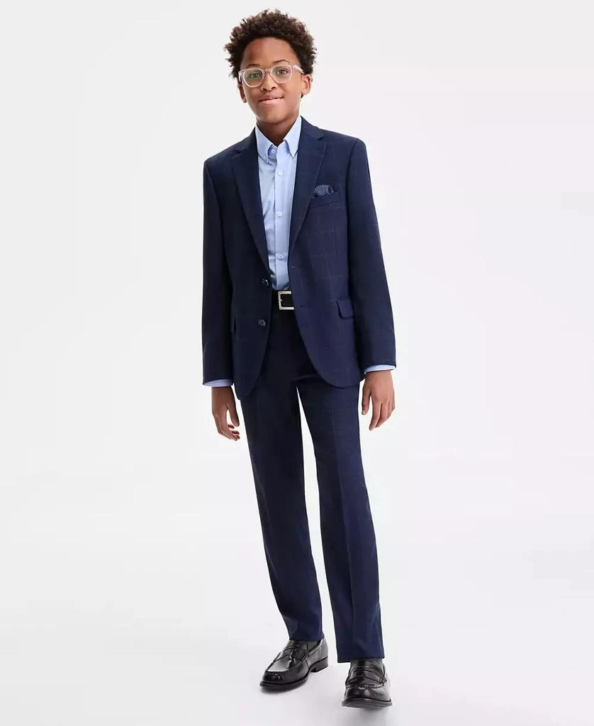 B By Brooks Brothers Boys 8-20 Blue Birdseye Window Classic Sport Coat 3