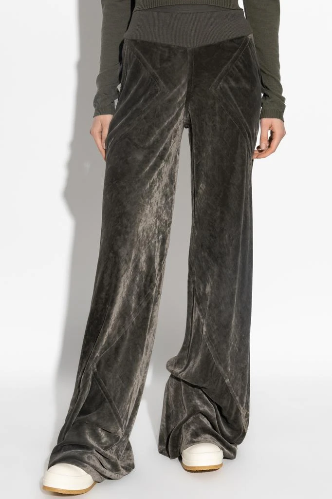 Rick Owens Velvet wide-leg trousers 3