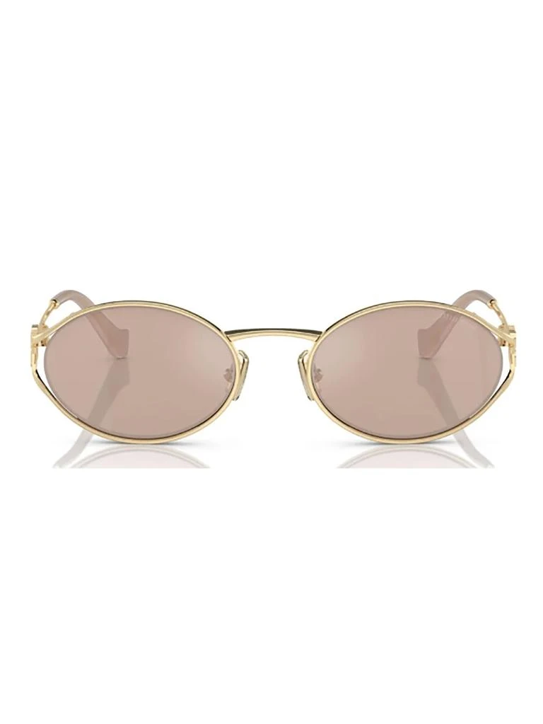 Miu Miu Eyewear Miu Miu Eyewear Oval Frame Sunglasses 1
