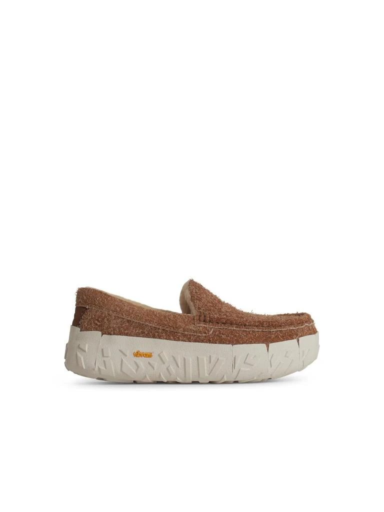 Shop ascot Brown Suede Loafers on Sale at BeyondStyle – Get  display picture 2