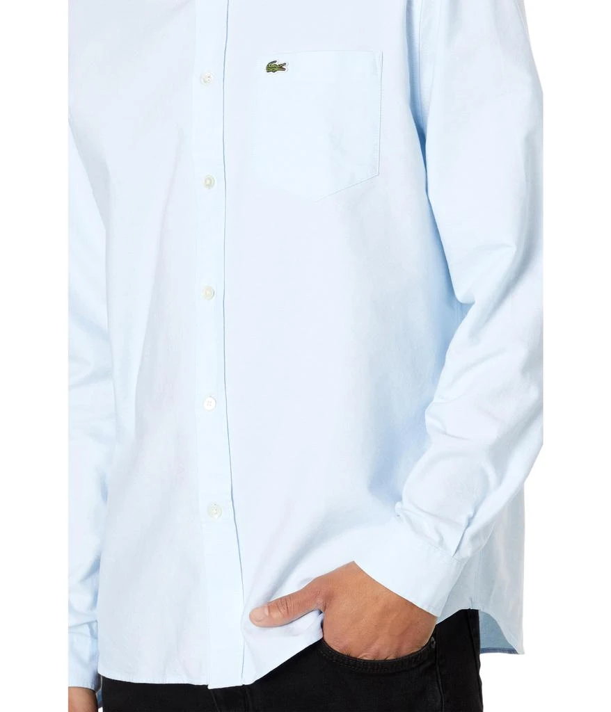 Lacoste Long Sleeve Regular Fit Oxford Button-Down Shirt 3