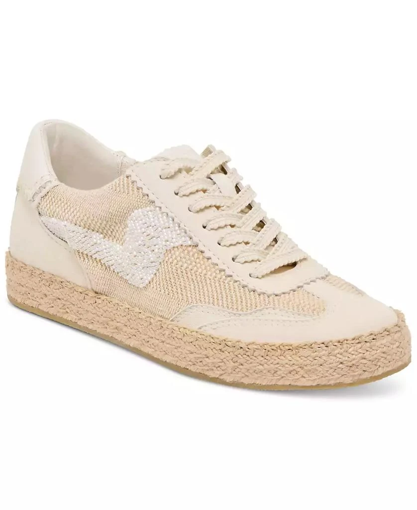 Dolce Vita Women
s Notice Beaded Lace-Up Low-Profile  Espadrille Sneakers 1