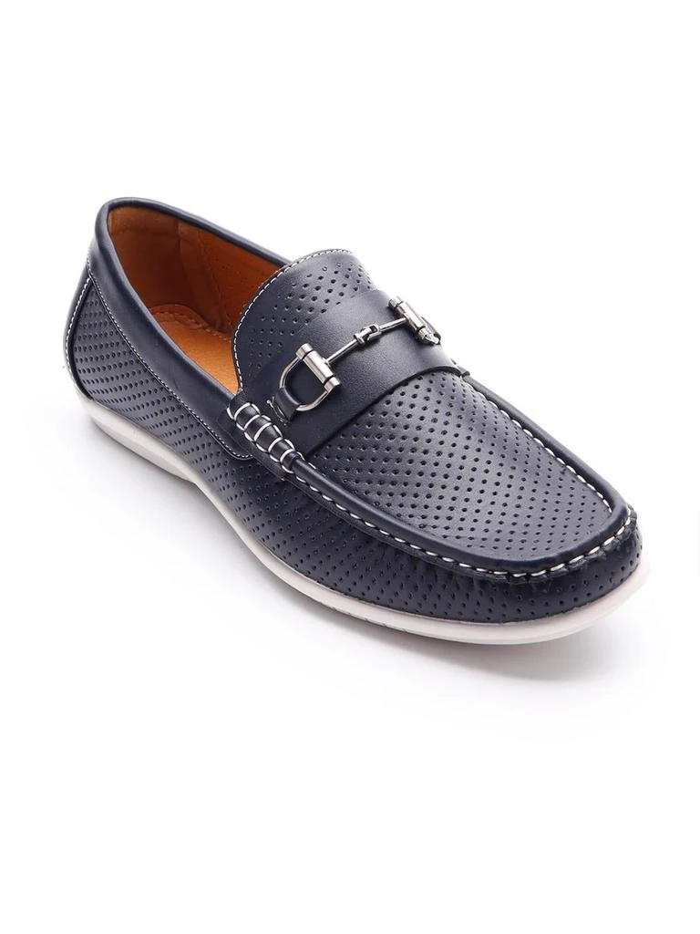 Aston Marc Mens Faux Leather Slip-On Loafers 6
