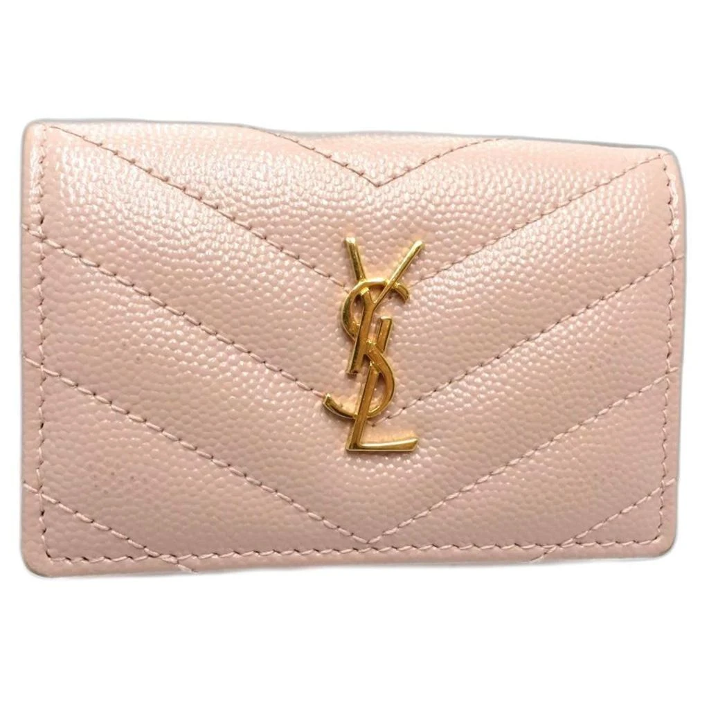 Yves Saint Laurent Leather Wallet (Tri-Fold) (Pre-Owned) 2