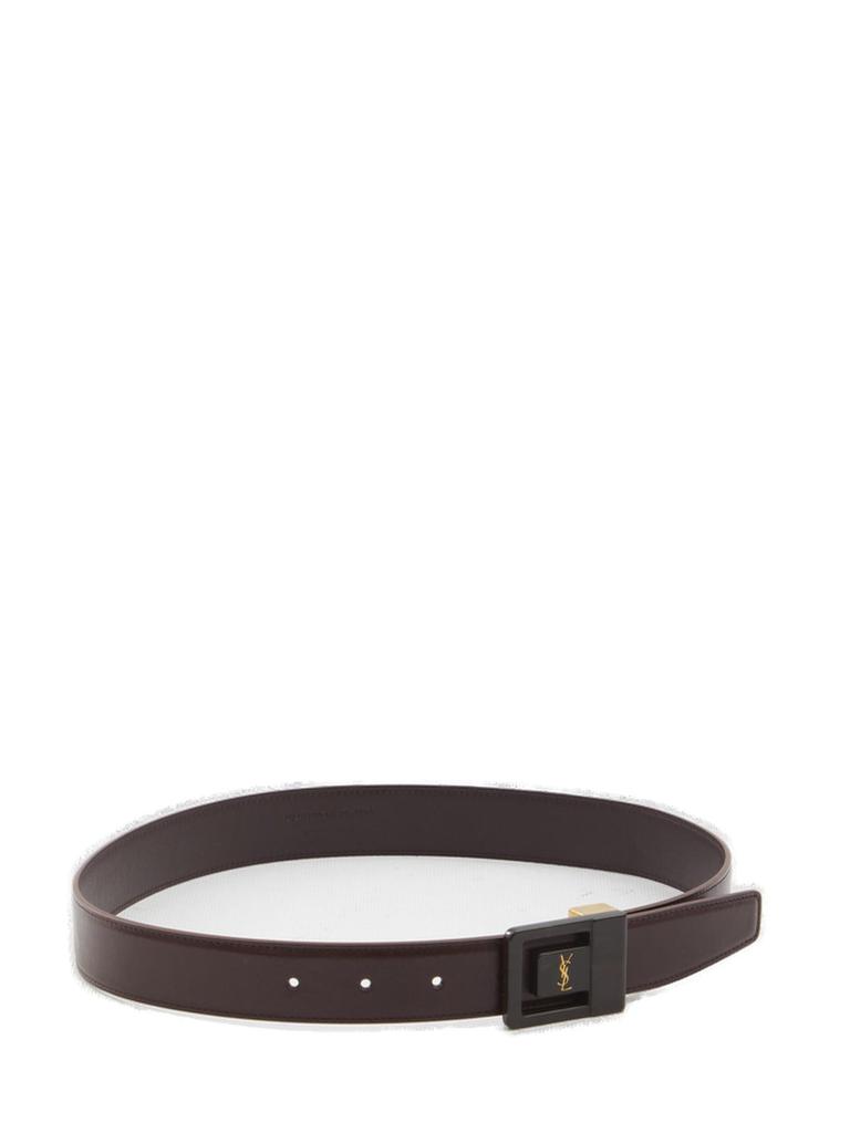 ベルト SAINT LAURENT BLACK BELT WITH CHARNIERE BUCKLE Yves Saint Laurent Black belt with Charniere buckle - Belts