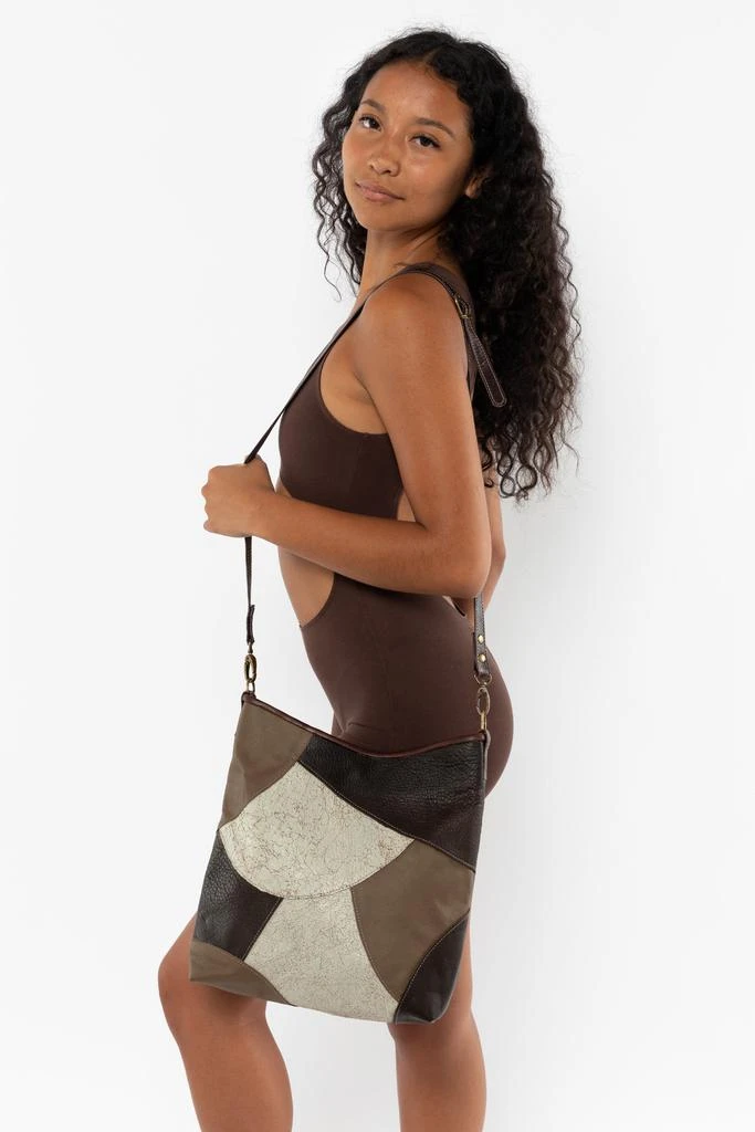 Los Angeles Apparel RLH3450 - Patchwork Crossbody Bag 3