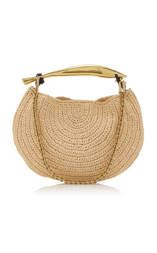 Bottega Veneta Bottega Veneta - Small Sardine Crocheted Raffia Bag - Neutral - OS - Moda Operandi