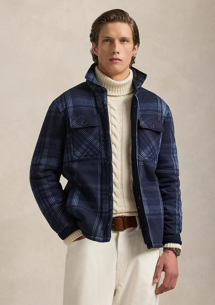 Ralph Lauren Plaid Fleece Shirt Jacket 1