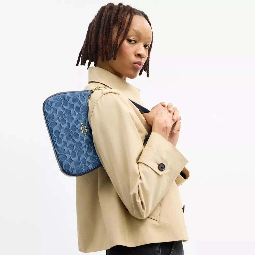 Coach Teri Shoulder Bag In Signature Denim 3