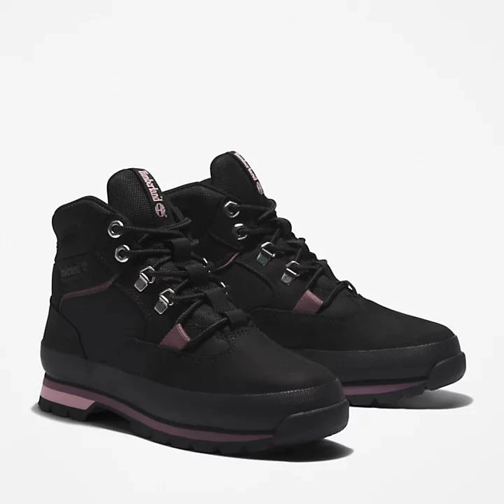 Timberland Euro Hiker Hiking Boot for Women in Black 4