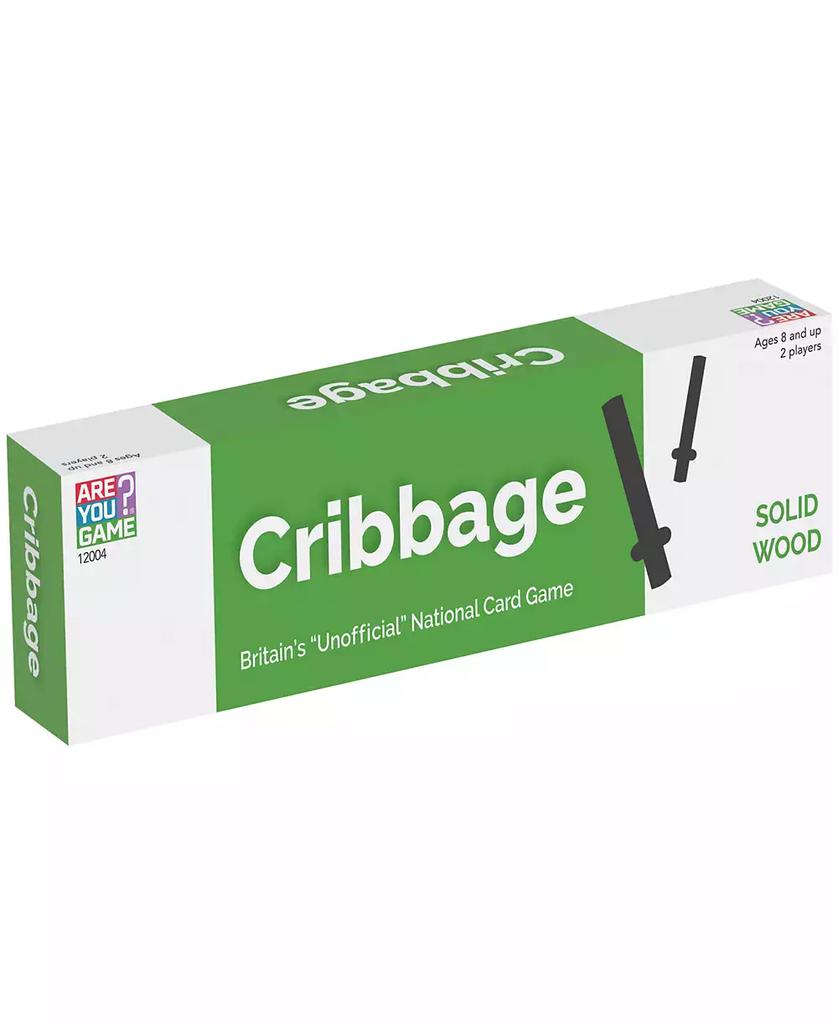 AreYouGame Solid Wood Cribbage