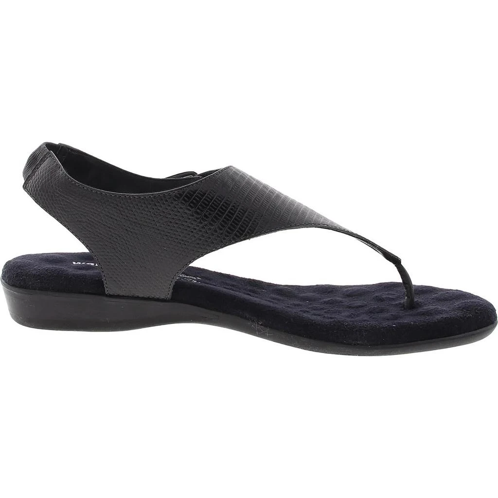 Walking Cradles Noelle Womens Buckle Leather Thong Sandals 2
