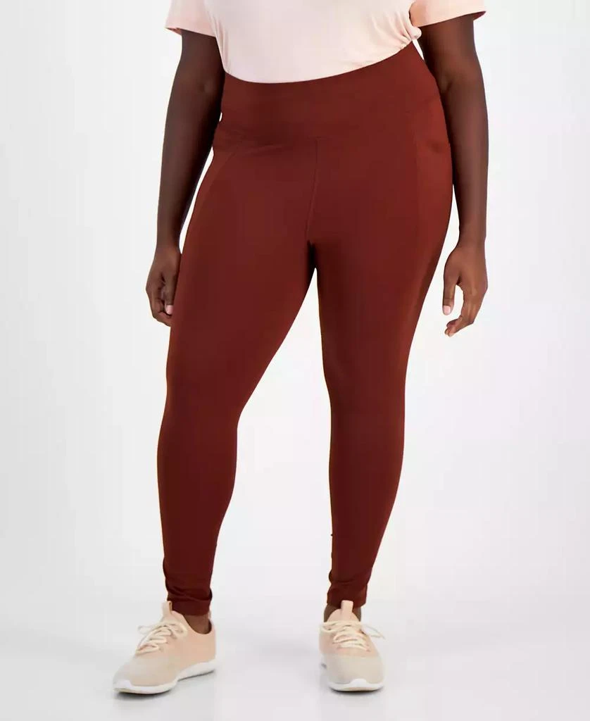 ID Ideology Plus Size Stretch Full-Length Leggings, Created for - Main Image