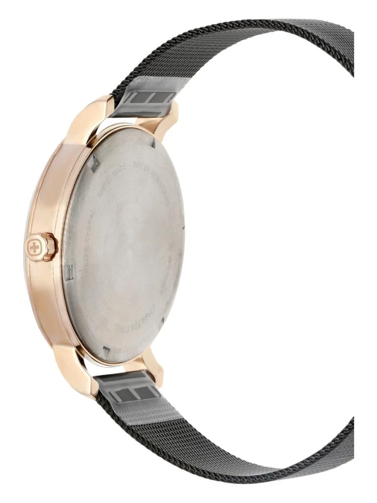 Wenger Swiss Army Ladies 01.1731.113 Metropolitan Donnissima Black Dial Watch 38 mm 3