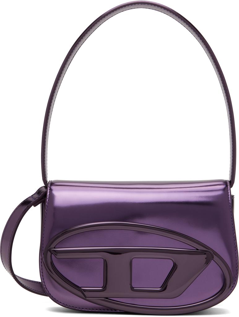 トートバッグ Diesel '1Dr' Purple Polyurethane Bag Diesel Purple 1dr Bag - Shoulder Bags - BeyondStyle