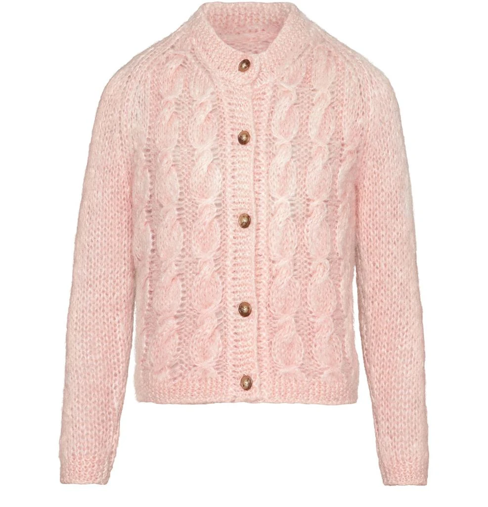 MAISON MARGIELA Faded mohair cardigan 1