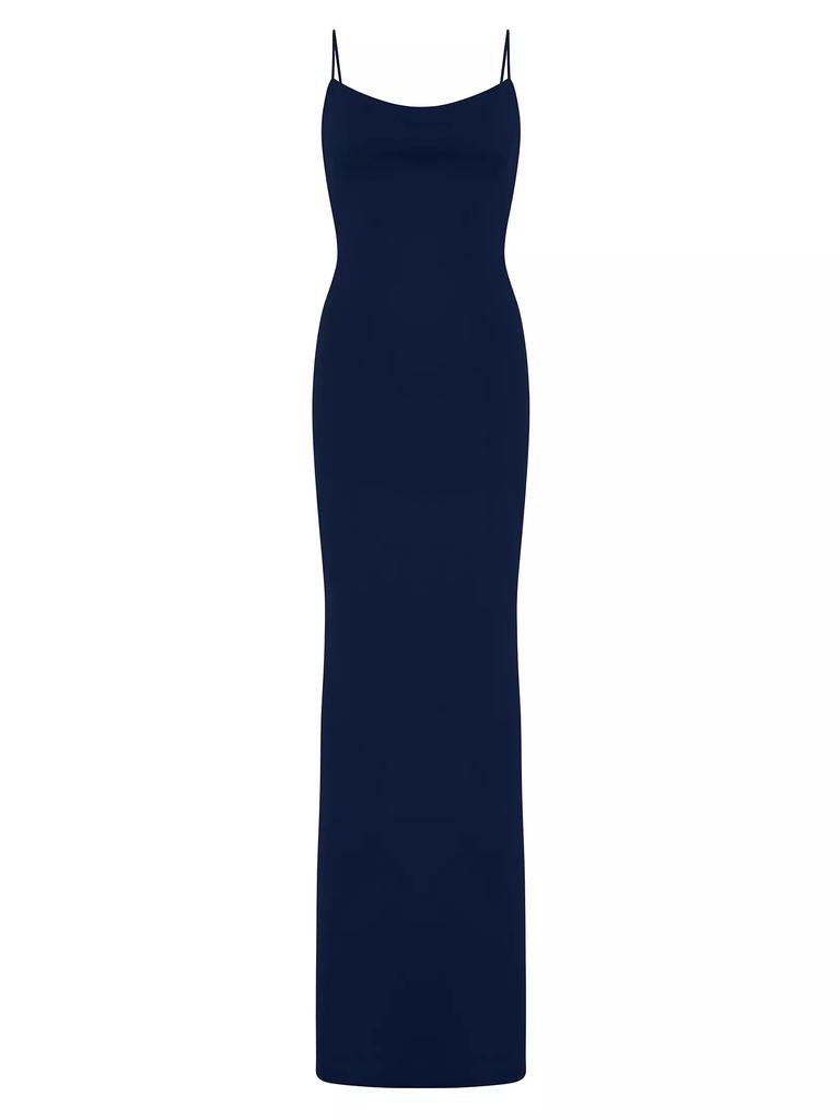 Katie May Jersey Cowl-Back Gown