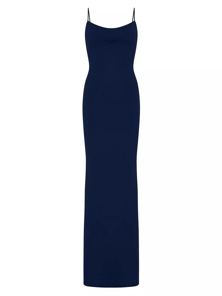 Katie May Jersey Cowl-Back Gown 1