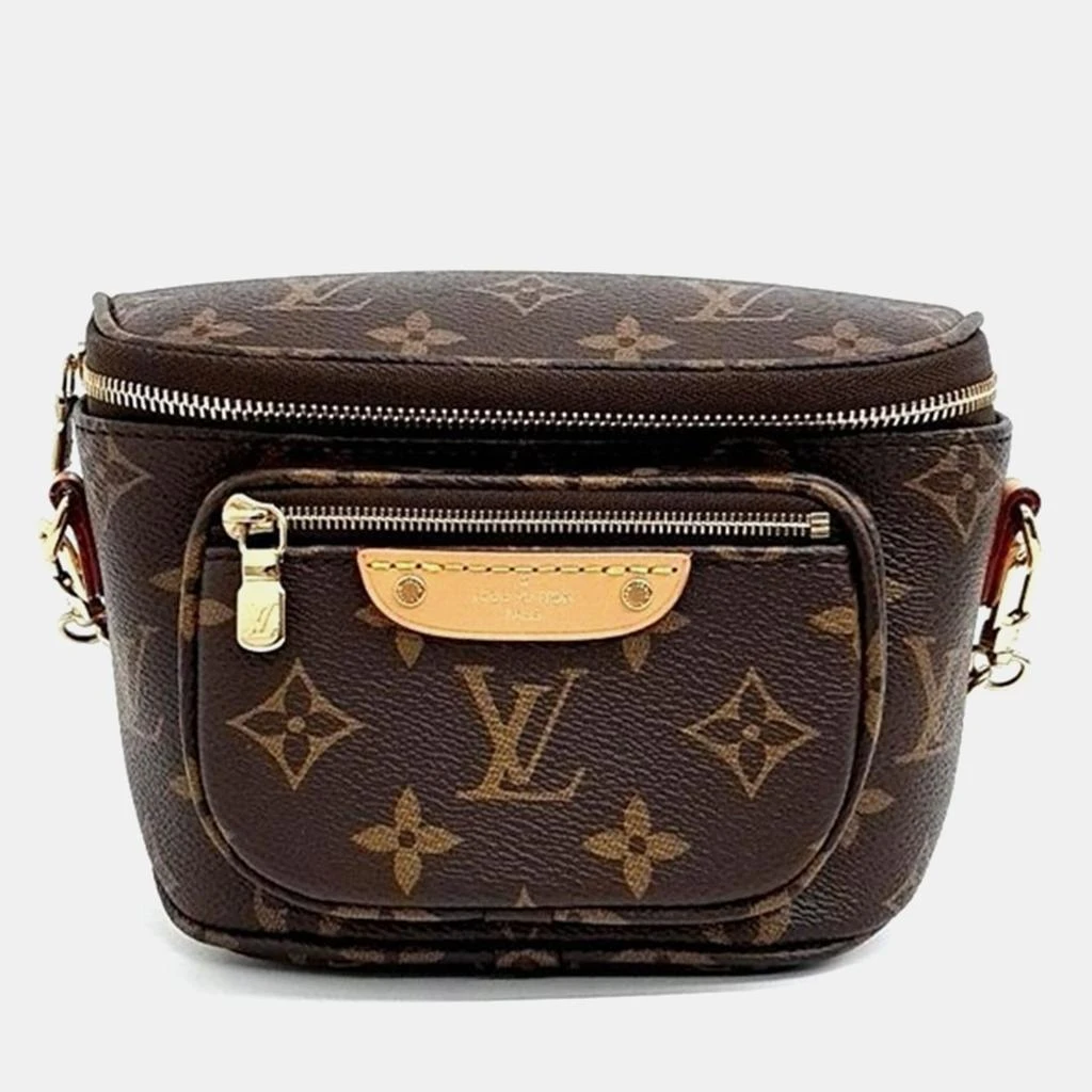 Louis Vuitton Louis Vuitton Brown Canvas Monogram Mini Bumbag  1
