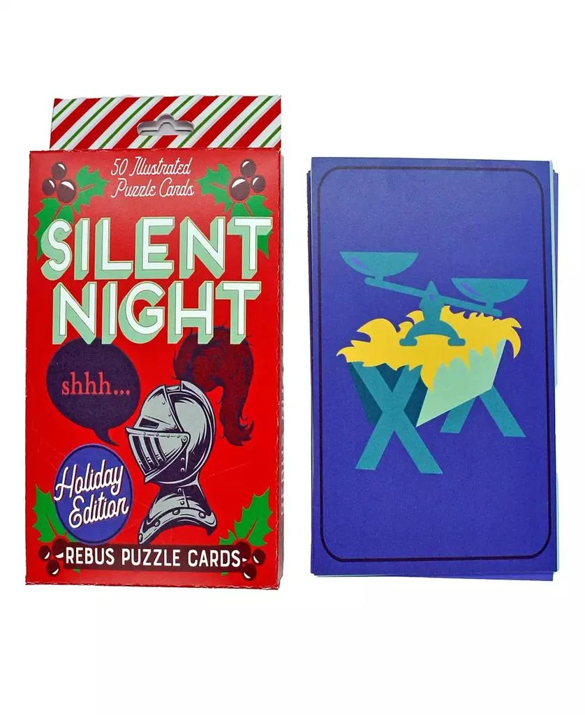 Project Genius Holly Jolly - Silent Night Rebus Puzzle Cards 2