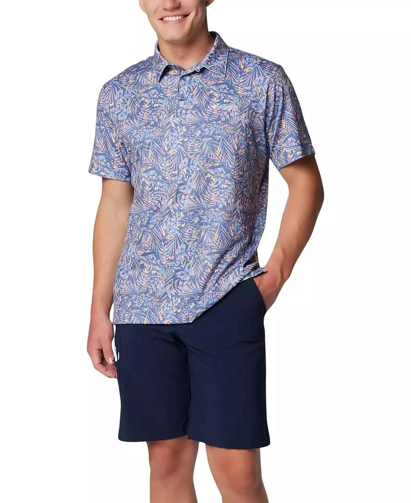 Columbia Men's Printed Short Sleeve Performance Polo Shirt 7