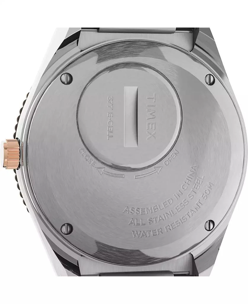 Timex Women's Q Silver-Tone Stainless Steel Bracelet Watch 36mm 2