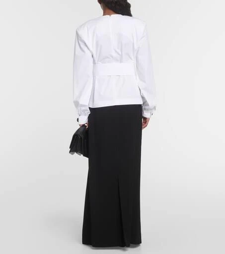 Tod's Belted cotton poplin shirt 3