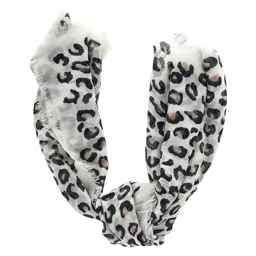 Alaïa Printed Scarf in Animal Print Cashmere 3