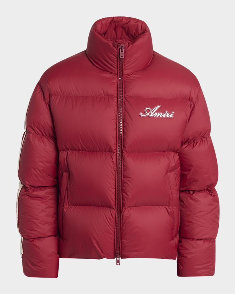定価32万 AMIRI 23AW MA Jacquard Down Jacket MA QUAD JACQUARD DOWN JACKET - Black | AMIRI