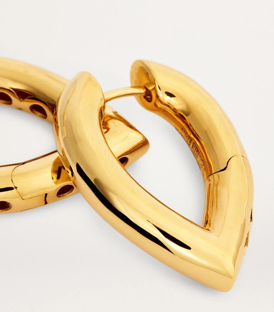 Engelbert Medium Yellow Gold Drop Link Earrings 6