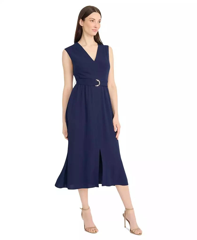 Maggy London Women's V-Neck Fit &  Flare Dress 3