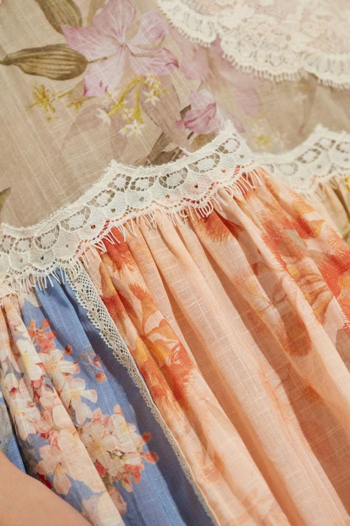 chinese dress ladies Cascadian Ruffle Mini Dress | ZIMMERMANN