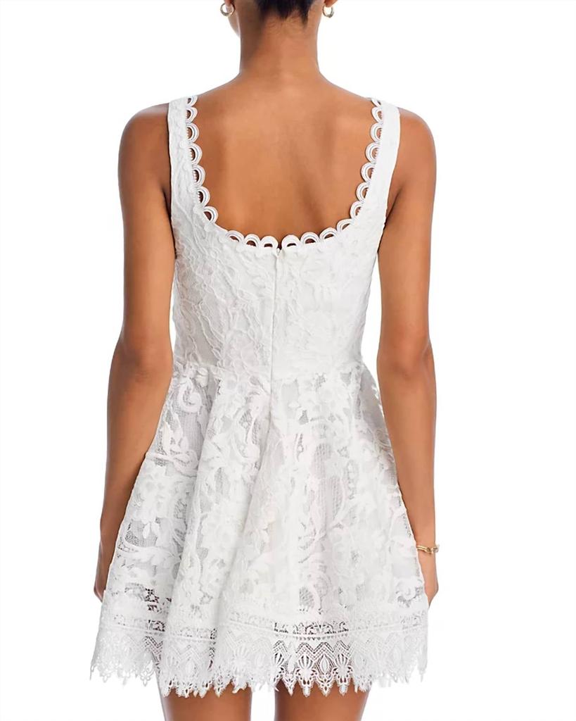 Waimari Havana Lace Mini Dress In White