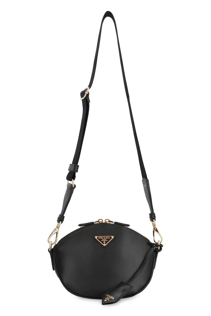Prada BLACK LEATHER CROSSBODY BAG 5