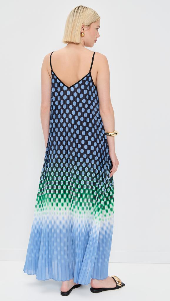 Essentiel Hyacinth Pleated Maxi Dress