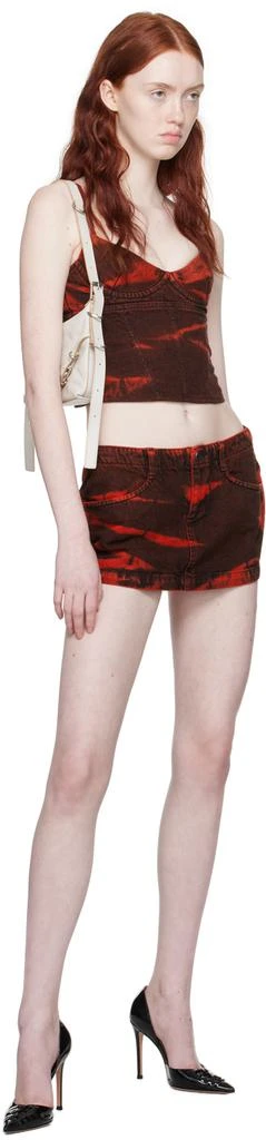 Miaou Red Kiko Denim Tank Top 4