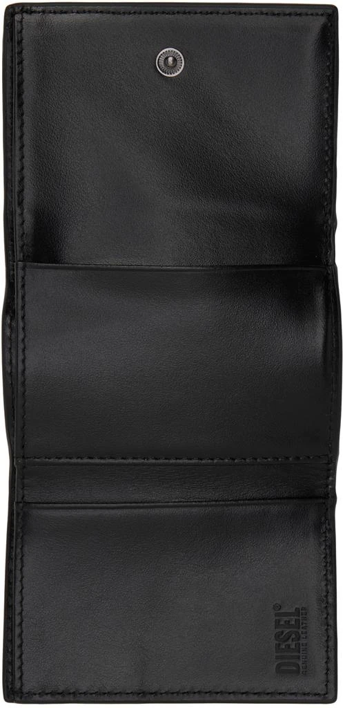 Diesel Black 1dr Trifold Wallet 3