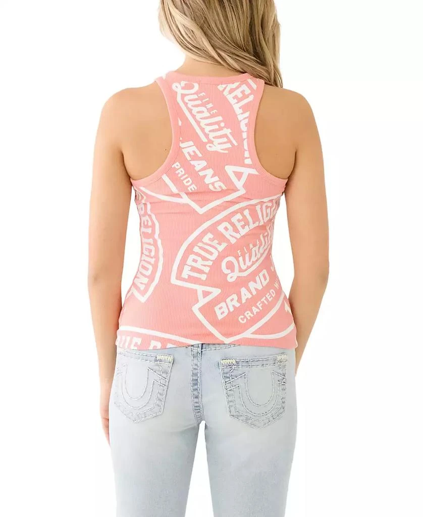 True Religion Women's Branded Goddess Tank Top 2