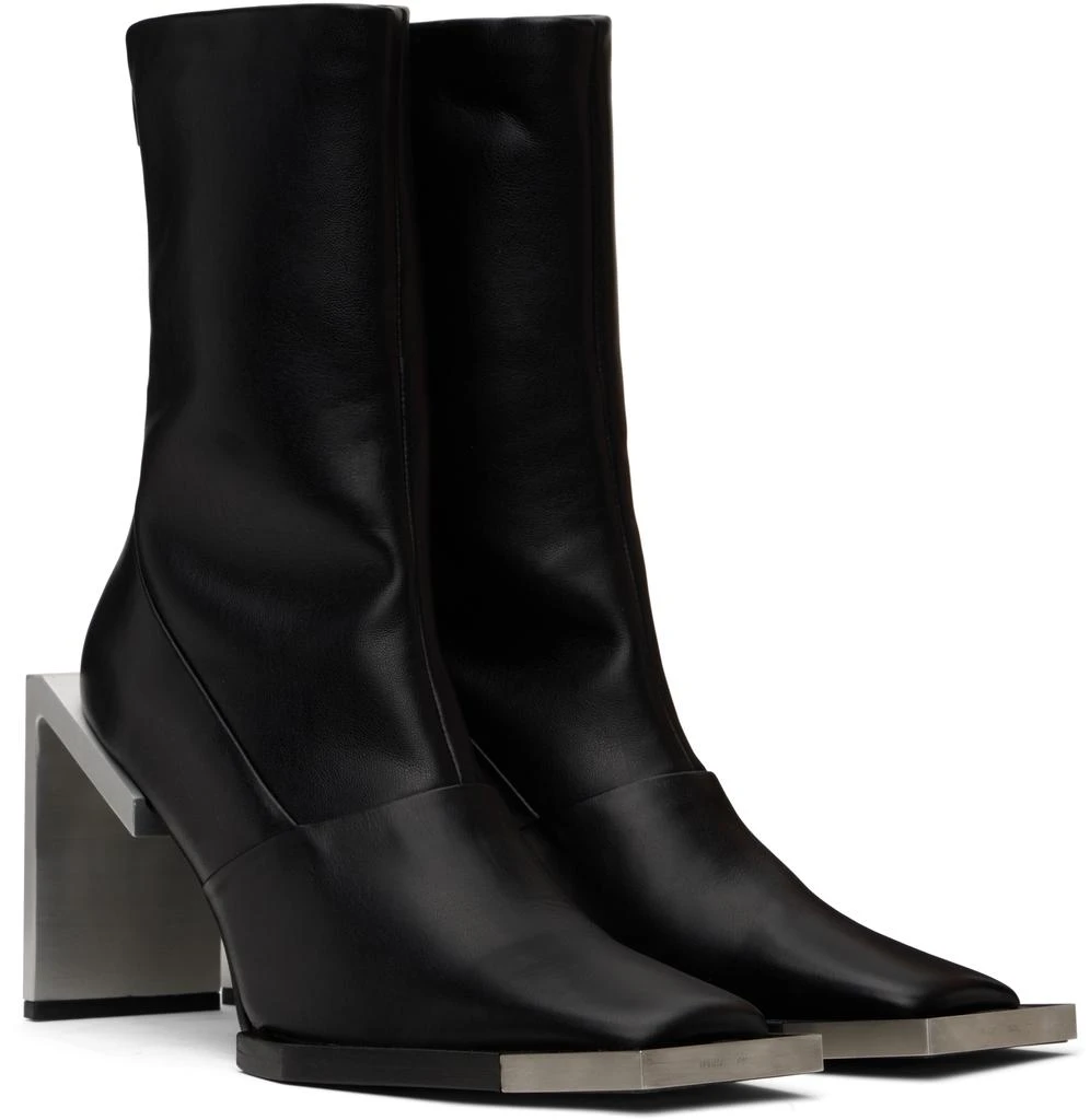 Heliot Emil Black Ankle-High Boots 4