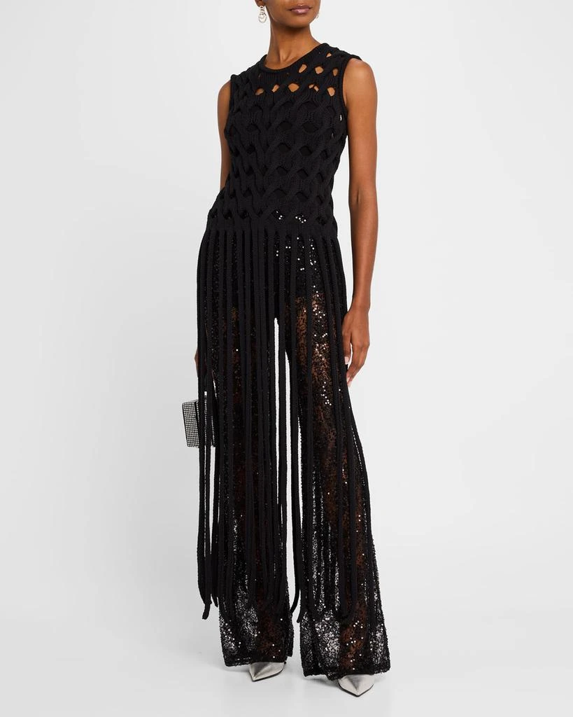 AKNVAS Fausti Sleeveless Fringe Top 2