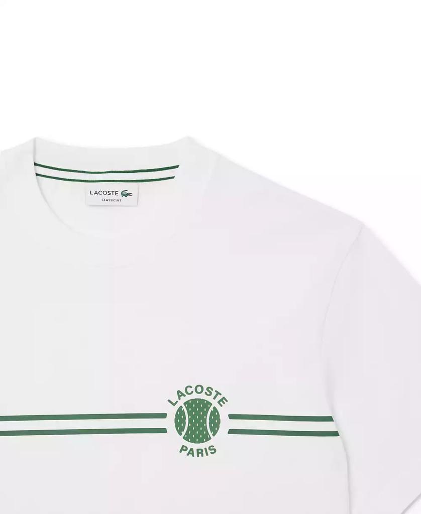 Lacoste Men's Heritage Short Sleeve Graphic Tennis T-Shirt