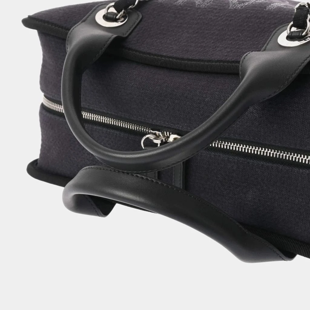 Chanel Chanel Black Canvas Medium Deauville Tote Bag 11