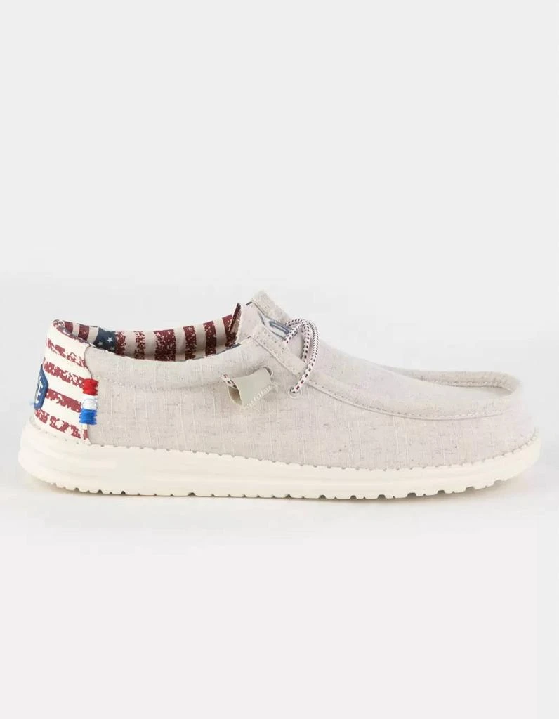 Hey Dude Wally Patriotic Shoes 2