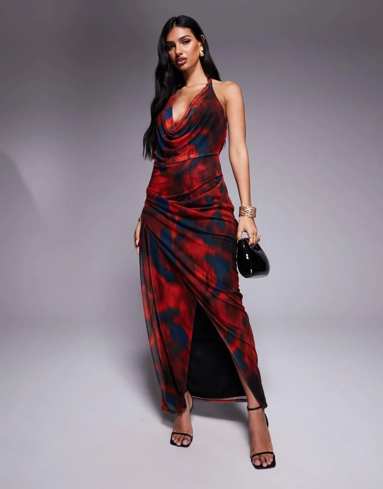 halter sarong dress Charli Sarong Dress main image 1