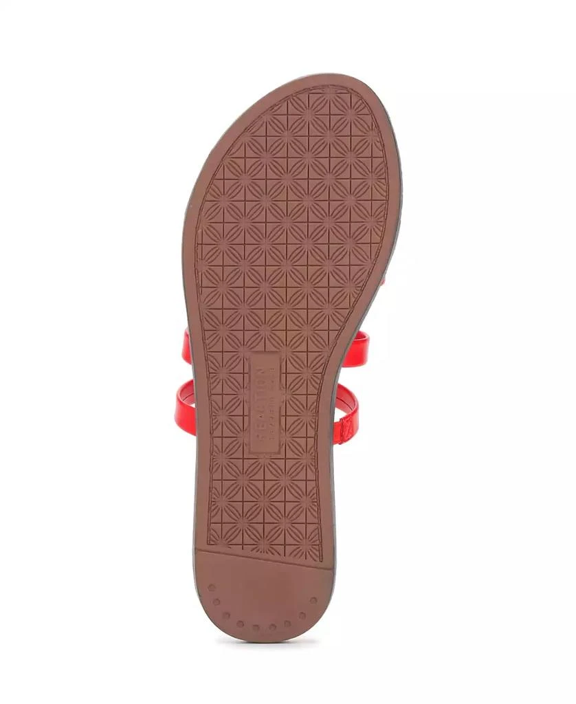 Kenneth Cole Women's Sloan Four Band Slide Flat Sandals 5