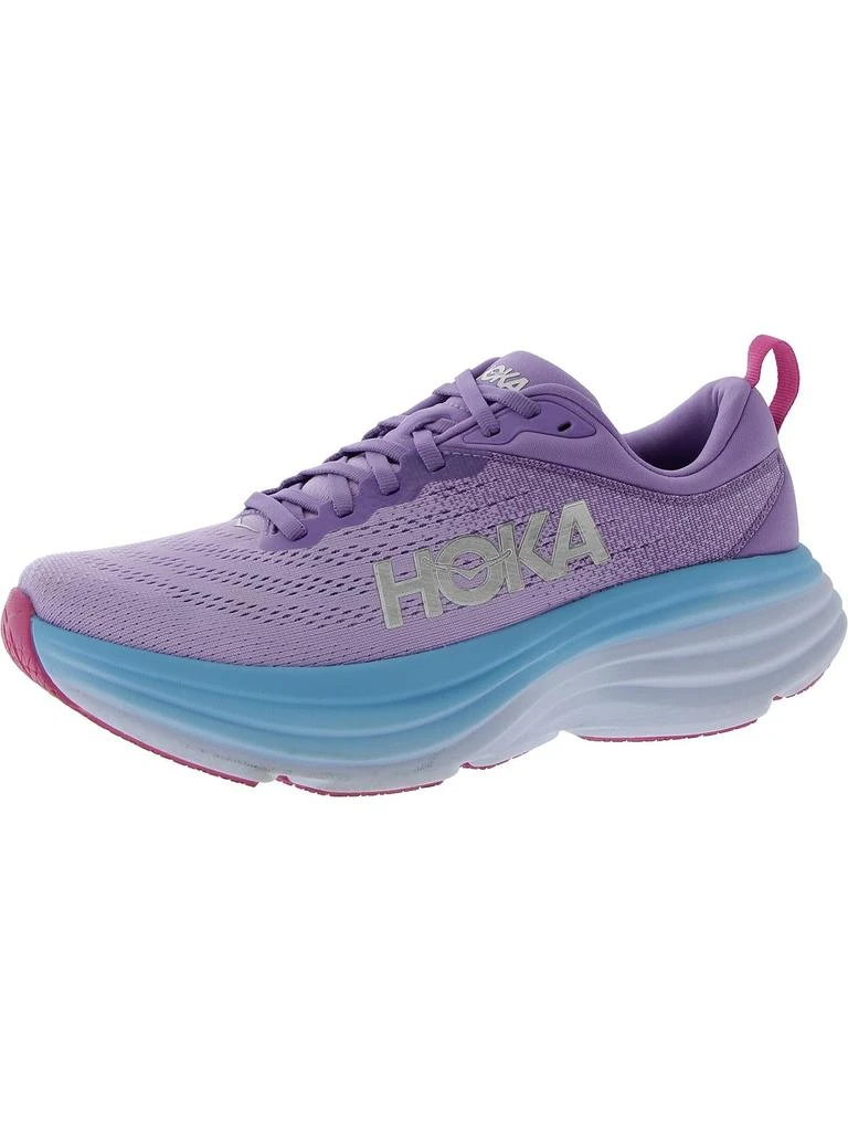 Hoka One One Bondi 8 Womens Mesh Running Athletic and Training Shoes 25