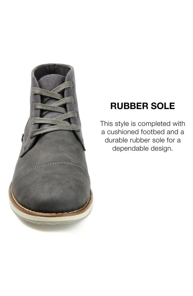 Vance Co. Austin Cap Toe Chukka Boot - Wide Width 8