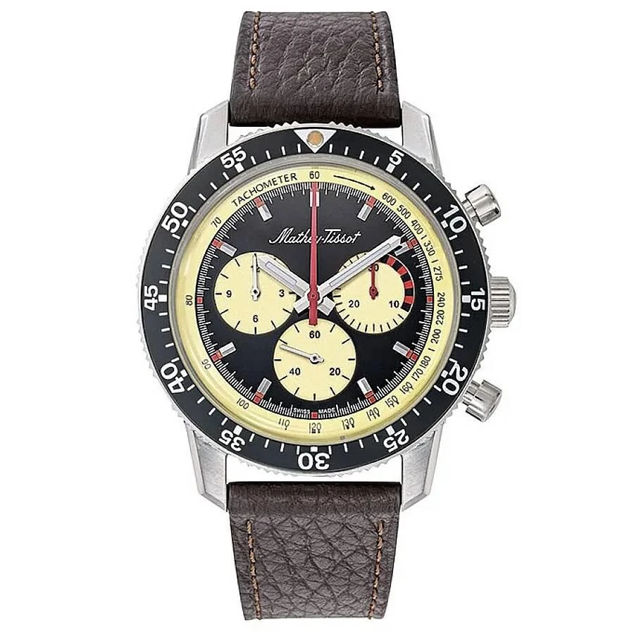 Mathey-Tissot 1968 Chronograph Automatic Black Dial Men's Watch H1968CR 1