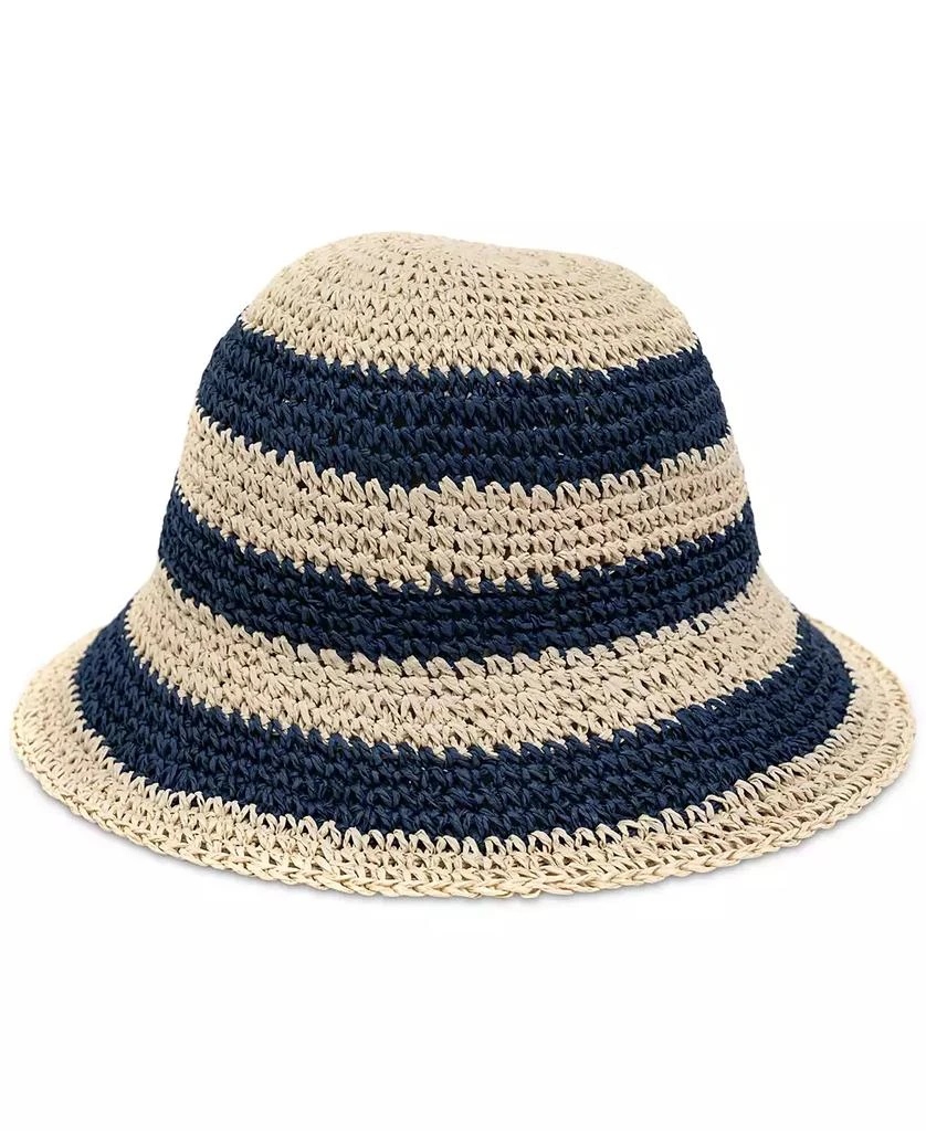 On 34th Women's Striped Crochet Cloche Hat, Created for Macy's 1